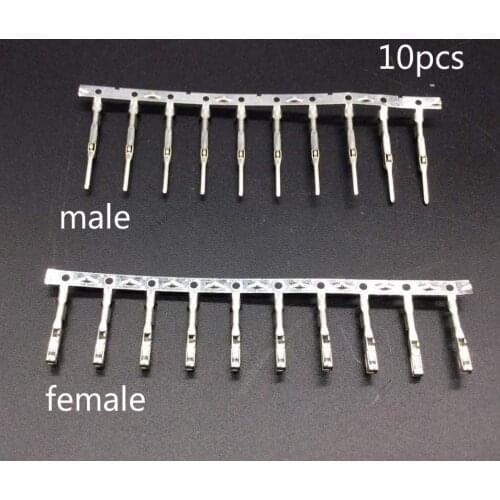 10pcs for Ford Focus Kuga new Mondeo SYNC connector male female door terminal headlight plug pin housing