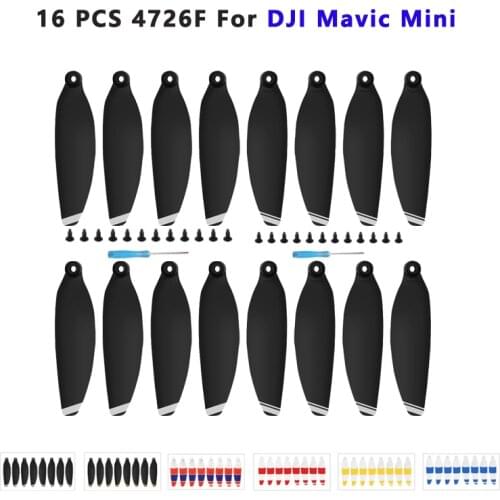 16Pcs Mavic Mini Propellers Compatible with DJI Mavic Mini Drone Replacement Low-Noise and Quick-Release Blades Props