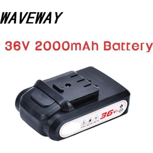 2000mAh work on 36V Lithium-Ion series Cordless Dirll/Brushless Wrench/Screwdriver/Circular Saw/Jig Saw