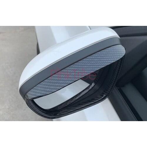 2019 2020 MK4 Sedan Carbon Fiber Color Chrome Door Mirror Cover For Ford Focus Rear View Trim Car Styling Accessories