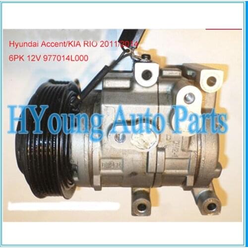 Auto ac Compressor for Hyundai Accent Solaris KIA RIO 2011 977014L000