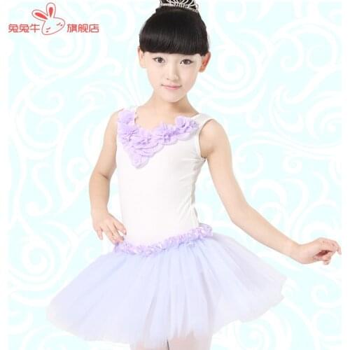Girl Kids Ballet Dancing Disfraces Gymnastic Leotard Ballet Tutu Dance Saia Costume Professional Ballet Tutu Dress For Children