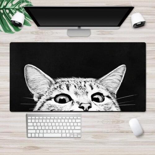 Large XXL 800x300x2mm Cute Mouse Pad Wrinting Gaming Desk Mats Desktop PC Computer Laptop Keyboards Mat Rubber