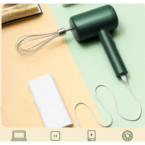 Electric Egg Beater Kitchen Tools Rechargeable Coffee Mixer Handhold Milk Shaker Maker Frother Foamer Food Blender Whisk