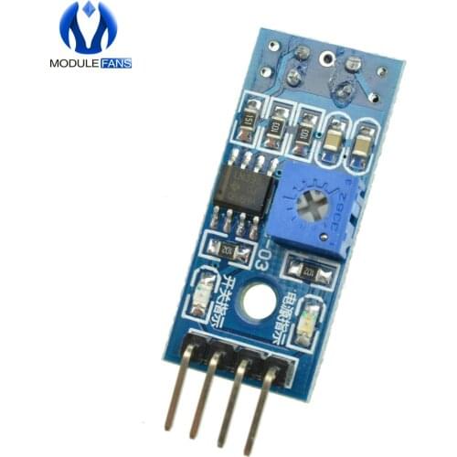 TCRT5000 Infrared Reflective IR Photoelectric Board Module Switch Barrier Line Track Sensor Module for Arduino Smart Car 3.3V-5V