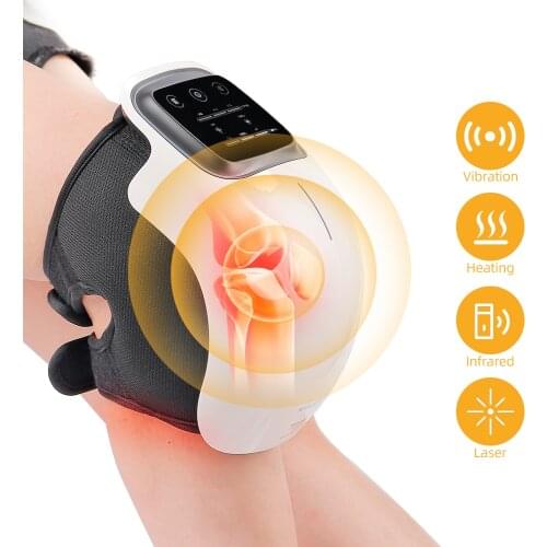 Infrared Laser Knee Massager Heating Physiotherapy Instrument ShoulderKnee Vibration Massage Rehabilitation Pain Relief massager