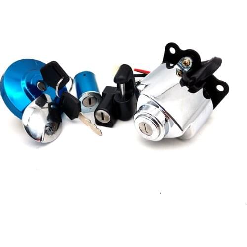 Ignition Switch Gas Cap Helmet Set For Honda VT250 Shadow VLX VT 400 600 750
