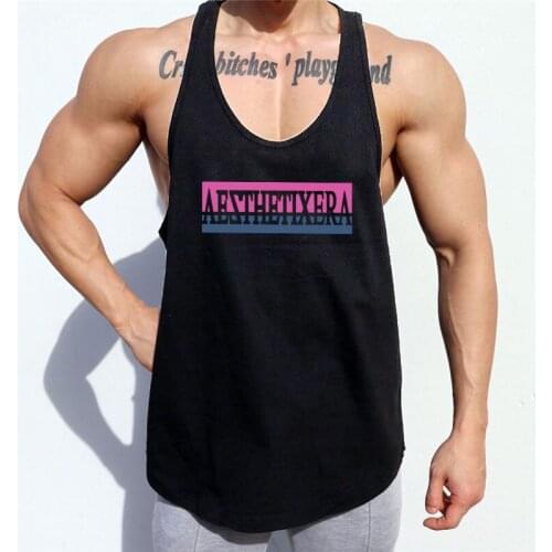 Brand Workout Undershirt Gym Fitness New Mesh Tank Top Men Muscle Singlets Fashion Sports Clothing Bodybuilding Sleeveless Vest