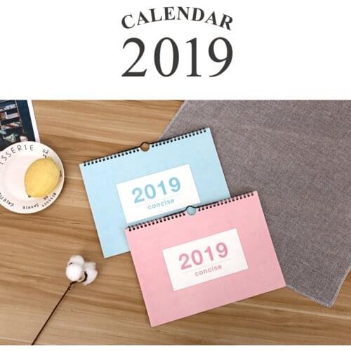 2019 Year Multifunction Wall Calendar Weekly Planner Monthly Agenda Organizer Desk Calendar Schedule Table Calendar Planner