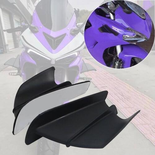 Motorcycle Winglet Aerodynamic Wing Kit Spoiler For KAWASAKI Ninja H2 H2R For Yamaha BWS S JOG JOE GP