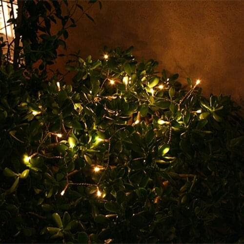 Outdoor Solar panel Powered 7 Colors Light 100 LED automatic Garden waterproof Christmas Party String Fairy Decoration Lamps