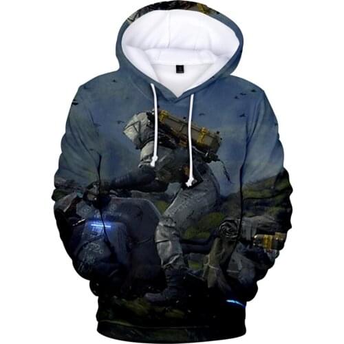 Aikooki New Arrival Death Stranding 3D Hoodies Men/Women Fashion Hoodies Casual Sweatshirt Print Death Stranding Anime Hoodie