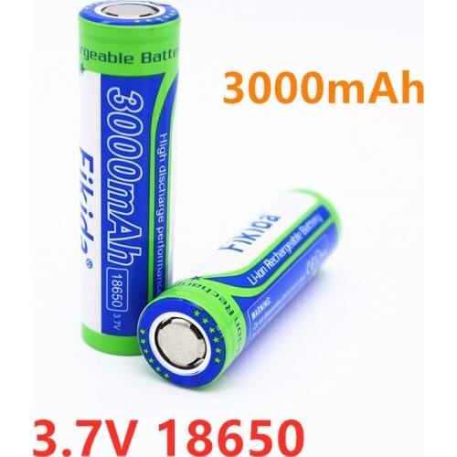 Original 18650 3.7V 3000mAh Battery 30A High Discharge 18650 Rechargeable Batteries for Flashlight Tools Battery