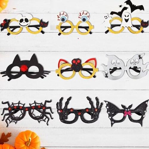 New Type Creative Plastic Cute Clown Spider Pumpkin Funny Party Halloween Glasses Entertainment Game Novelty Toys Sunglasses