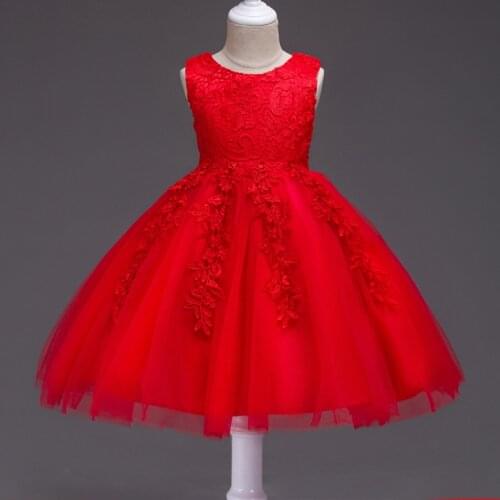 Princess Dance Dress for Girls Stage Wear Dance Dresses Oriental Dance Costumes for Kids 5 Colors D0073 Sheer Hem Appliques