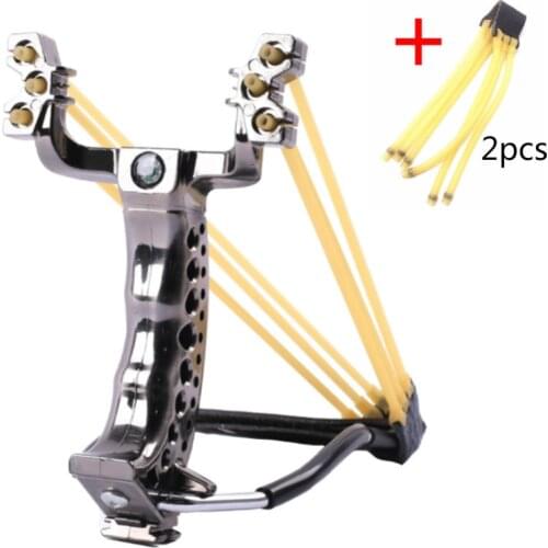 Hot sale Hunting Slingshot With Wrist Support and Compass Decoration Catapult Professional Slingshot for Outdoor Shooting