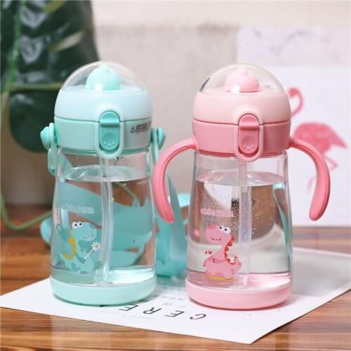 Handle Baby Trainer Cup For Babies Water Milk Bottle Portable shoulder Baby Children Infant Training Drinking Water Cup