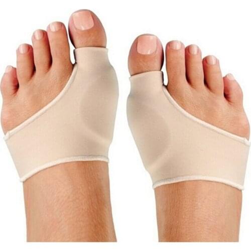 Hot 1Pair Toe Separator Hallux Valgus Bunion Corrector Orthotics Feet Bone Thumb Adjuster Correction Pedicure Sock Straightener