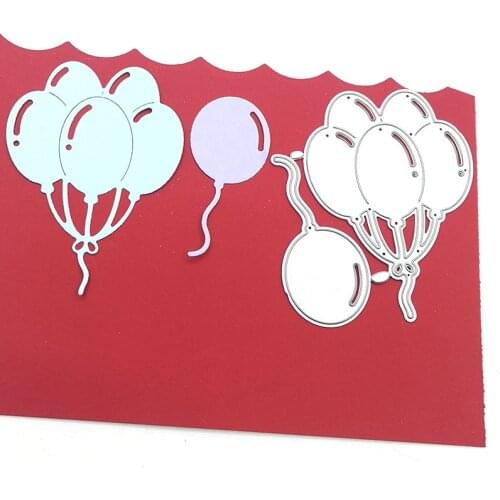 Julyarts Balloon Cutting Dies New 2020 Scrapbooking Material Carbon Steel Silver DIY Scrapbook Paper Album Embossing Stencil