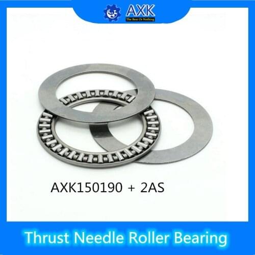AXK150190 + 2AS Thrust Needle Roller Bearing With Two AS150190 Washers 150*190*7mm ( 1 Pcs) AXK1130 889130 NTB Bearings