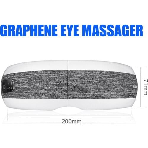 Vibration Air Pressure Eye Massager Electric Massage 180 Degree Fold Hot Pack Vibration Heated Goggles Anti Wrinkles Eye Relax