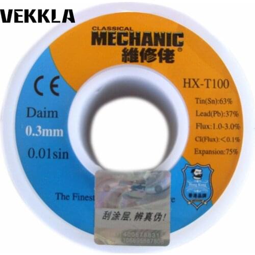 High Quality Phone Repair 63/37 Tin Lead Rosin Core Solder Wire Flux Welding Line Iron Wire Reel Soldering Tools