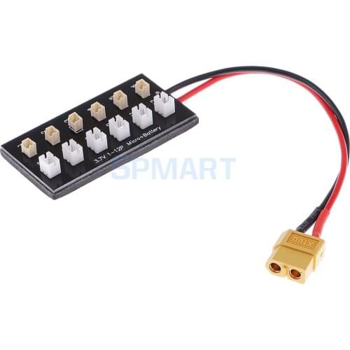 1S Lipo Battery Balance Charging Board Micro JST 1.25 and JST-PH XT60 Plug for Blade Tiny Whoop Drone