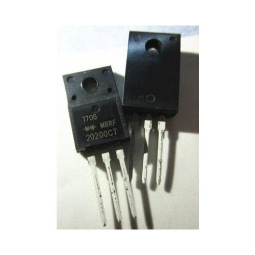 10PCS/LOT MBRF20200CT MBR20200CT B20200G MBRF20200 TO-220F