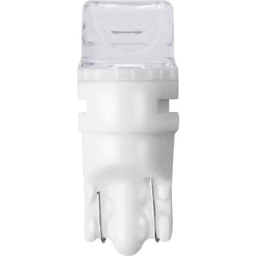 2PCS New Tip Lens 12V Universal Width Lamp Reading Lamp Instrument Lamp Clearance Lights Transparent Super Bright T10-ceramic