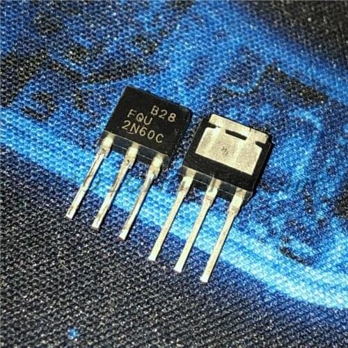 200PCS/LOT FQU2N60C 2N60 TO-251 600V2A Field Effect Transistor