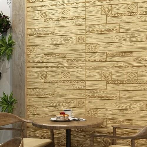 3D Wall Panel Stickers Living Room 3D Brick Wallpaper for Kids Room Bedroom Home Decor 3D Wall Covering Self adhesive Wallpaper