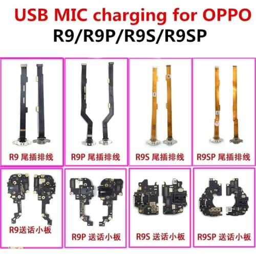 FOR OPPO R9/R9SPlus/R9S/R9plus USB Charging Dock LCD MIC PCB Board FPC Flex Cable FFC Smartphone Repair Accessory