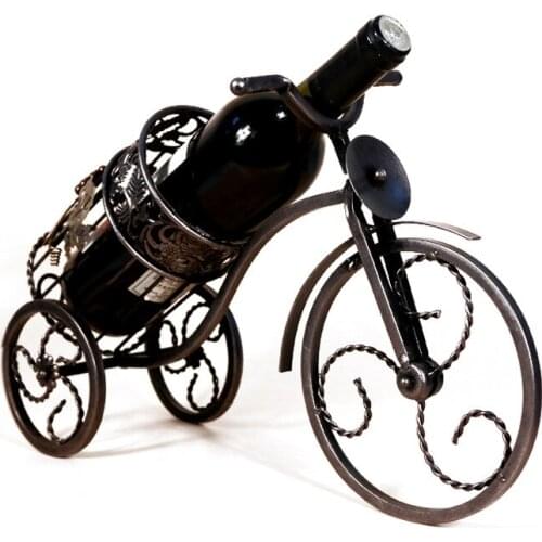 Home Fashion Decoration Retro Iron Tricycle Red Wine Frame European Creative Gift Arrangement
