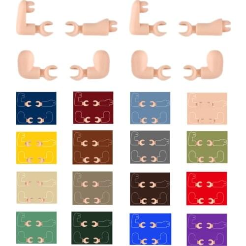 Soldier Figures Body Accessories Arms Palms Hands Building Block MOC DIY Special Model Mini Parts Bricks Toys for Children C232