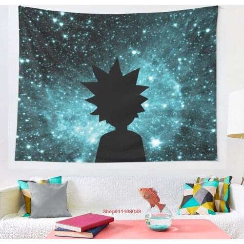 Rick Sanchez tapestry Coverlet Curtain Blanket Bedding Sheet Towel Throw Window Curtain Tapestries