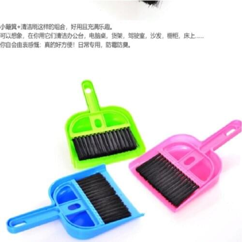 Mini Desktop Cleaning Brush, Desktop Computer Keyboard Brush, Small Broom And Dustpan With Shovel Set