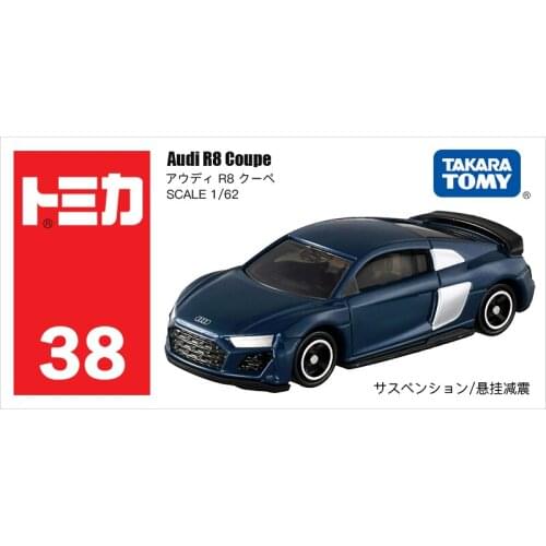 TOMY 1:64 Audi R8 Coupe NO.38 Simulation Model Car