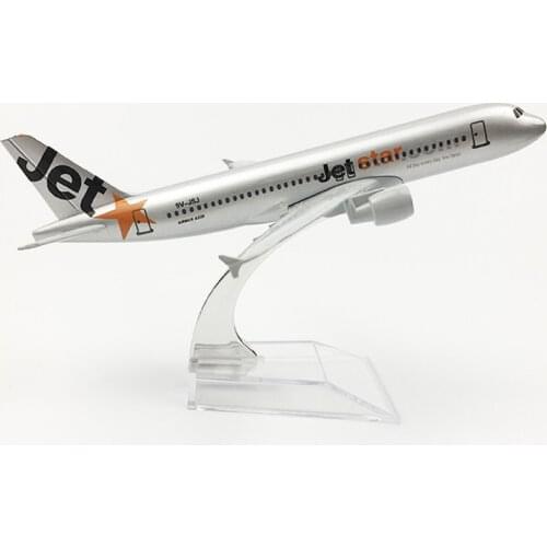 Jetstar Aeroplane model Airbus A320 airplane 16CM Metal alloy diecast 1:400 airplane model toy for children Free shipping