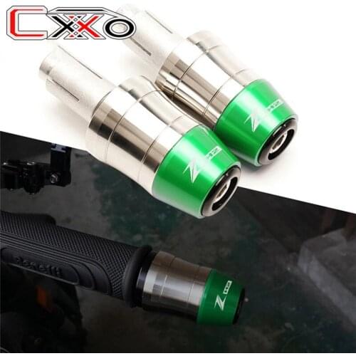 Motorcycle 7/8" Heavy stainless steel Handlebar Grips Handlebar End Caps Cursor For KAWASAKI ZH2 Z H2 zh2 2019 2020 2021