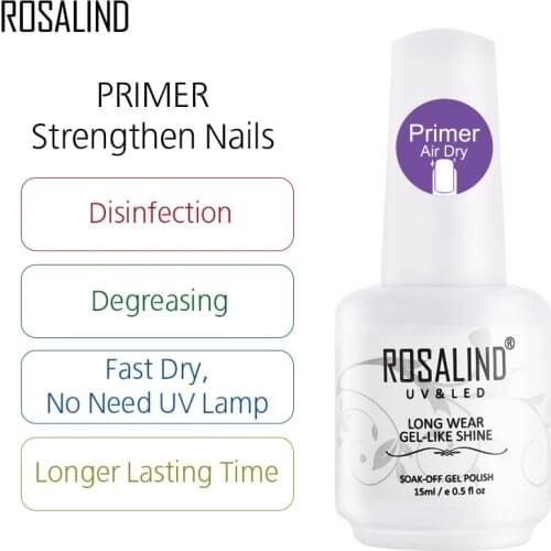ROSALIND Nail Gel Polish Set For Manicure varnish Vernis Semi Permanant UV All For Nails Art Base primer Gel Polish Top Coat