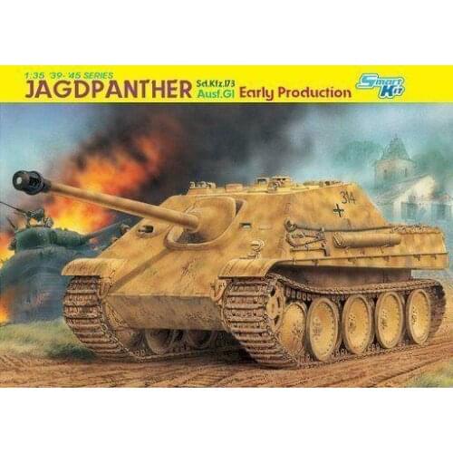 Dragon 6458 1/35 scale Sd.Kfz.173 Jagdpanther Ausf.G1 Early Production model kit