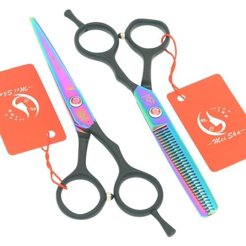 Meisha 5.5 inch Professional Barber Hair Beauty Scissors Hair Salon Cutting Thinning Shears Hairdressing Styling Tool A0060A