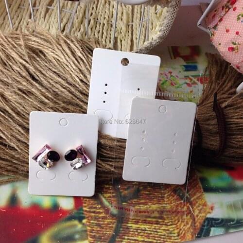 Wholesale Free Shipping Fashion Jewelry Card Earring Card handmade with love Creative card Custom Logo Cost Extra