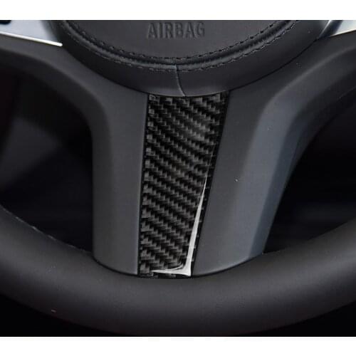 It Is Suitable For BMW G01 The Carbon Fiber Steering Wheel Strap - Solid Color