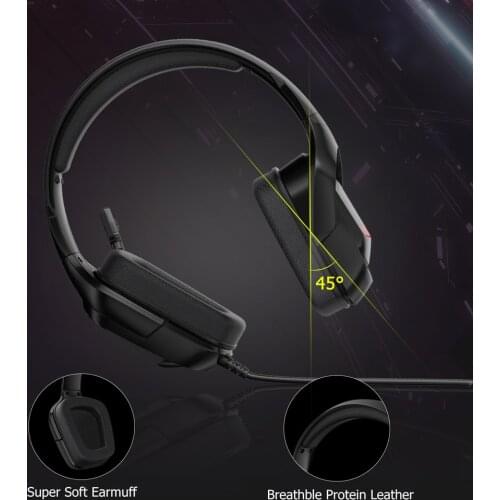 Wired Headphones With Microphone RGB Light Gaming Headsets Noise Cancelling Earphones For PS4 Xbox One Headset Gamer