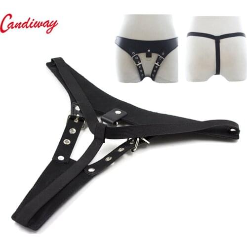 High Quanlity PU Leather G-Strings Thongs Womens panties Expose buttocks Panty Lingerie Sexy Rivet Decoration Panties Underwear