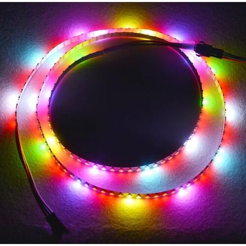 SK6812 MINI-3535 5050 led pixel strip 60 LEDs/m 4mm/5mm 144 leds/m 7mm NON-waterproof White PCB addressable DC5V 1/2m