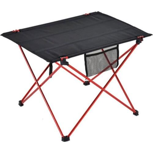 Outdoor Foldable Table Portable Camping Furniture Computer Picnic Tables Ultra Light Anti Slip Folding Desk Aluminium Alloy