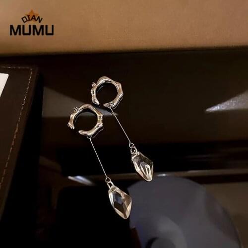 New Ear bones not pierced earrings Punk Vintage Irregular Drop Earrings for Women Fashion Simple Dangle Earrings Geometric Ear