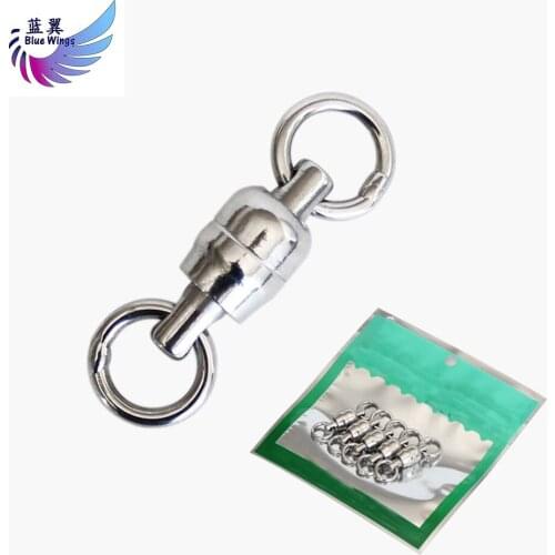 5Pcs Metal Double Swivel stainless steel fishing rolling swivel carp fishing accessories high quality fishing connector
